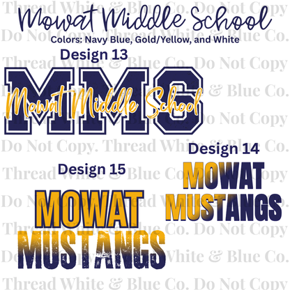 Mowat Middle School Tees
