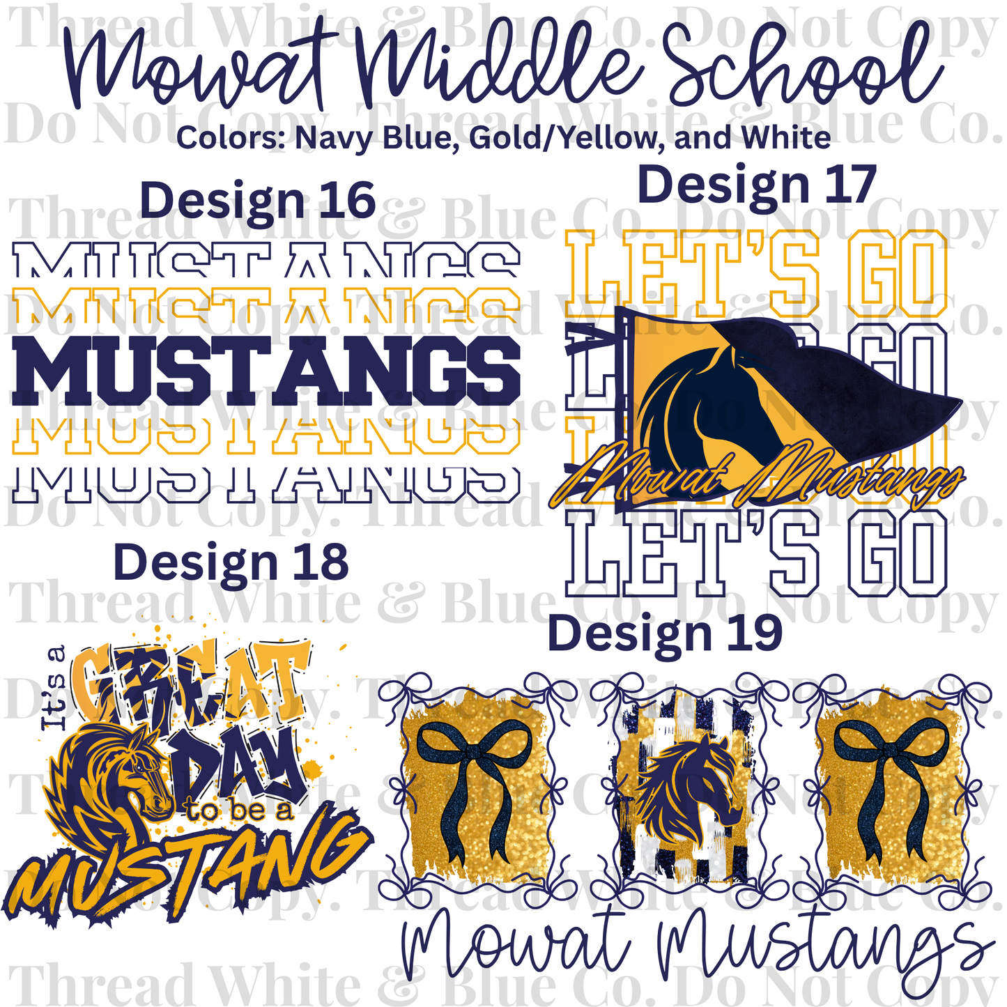 Mowat Middle School Tees