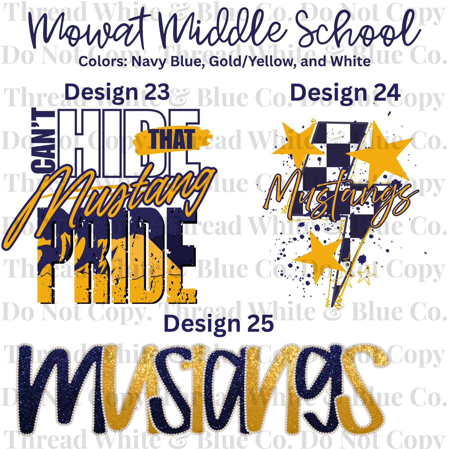 Mowat Middle School Tees