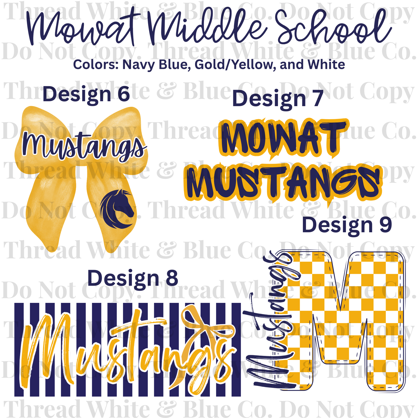 Mowat Middle School Tees