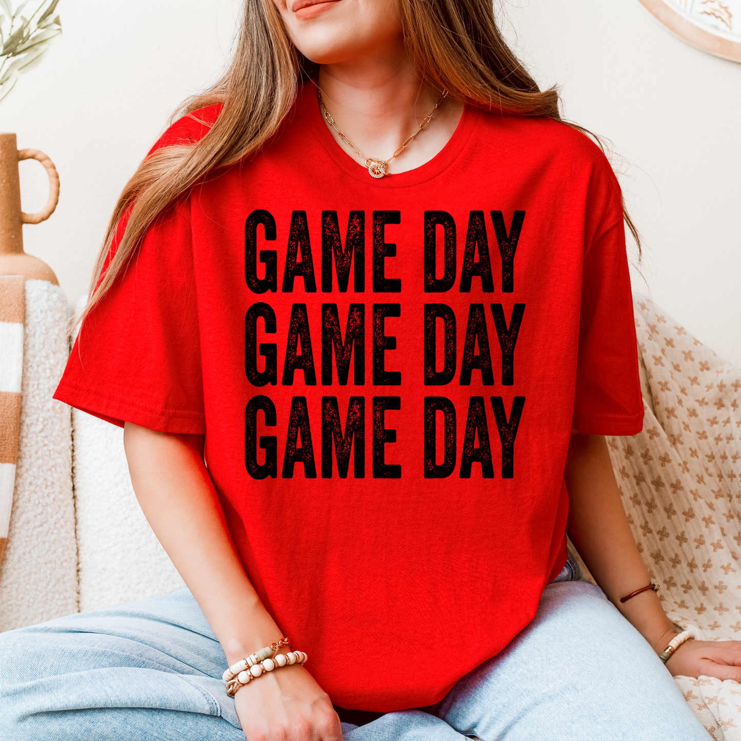 Game Day T-Shirt – Multiple Football Team Colors | Unisex Football Shirt | College & NFL Game Day Apparel