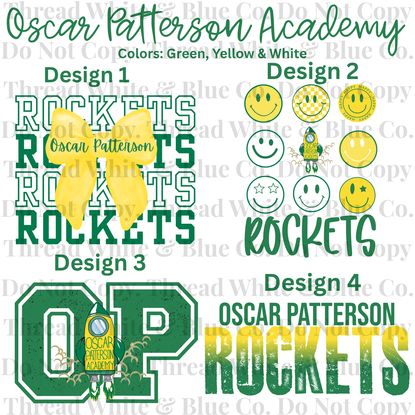 Oscar Patterson Academy Dri-Fit Tees