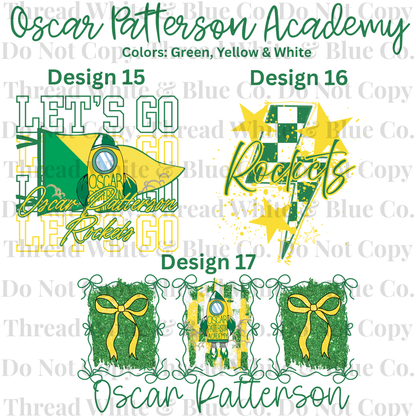 Oscar Patterson Academy Dri-Fit Tees