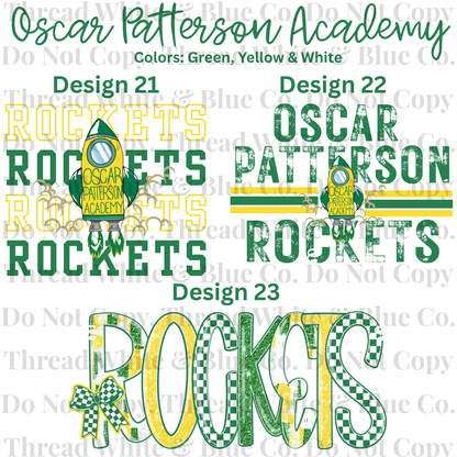 Oscar Patterson Academy Dri-Fit Tees