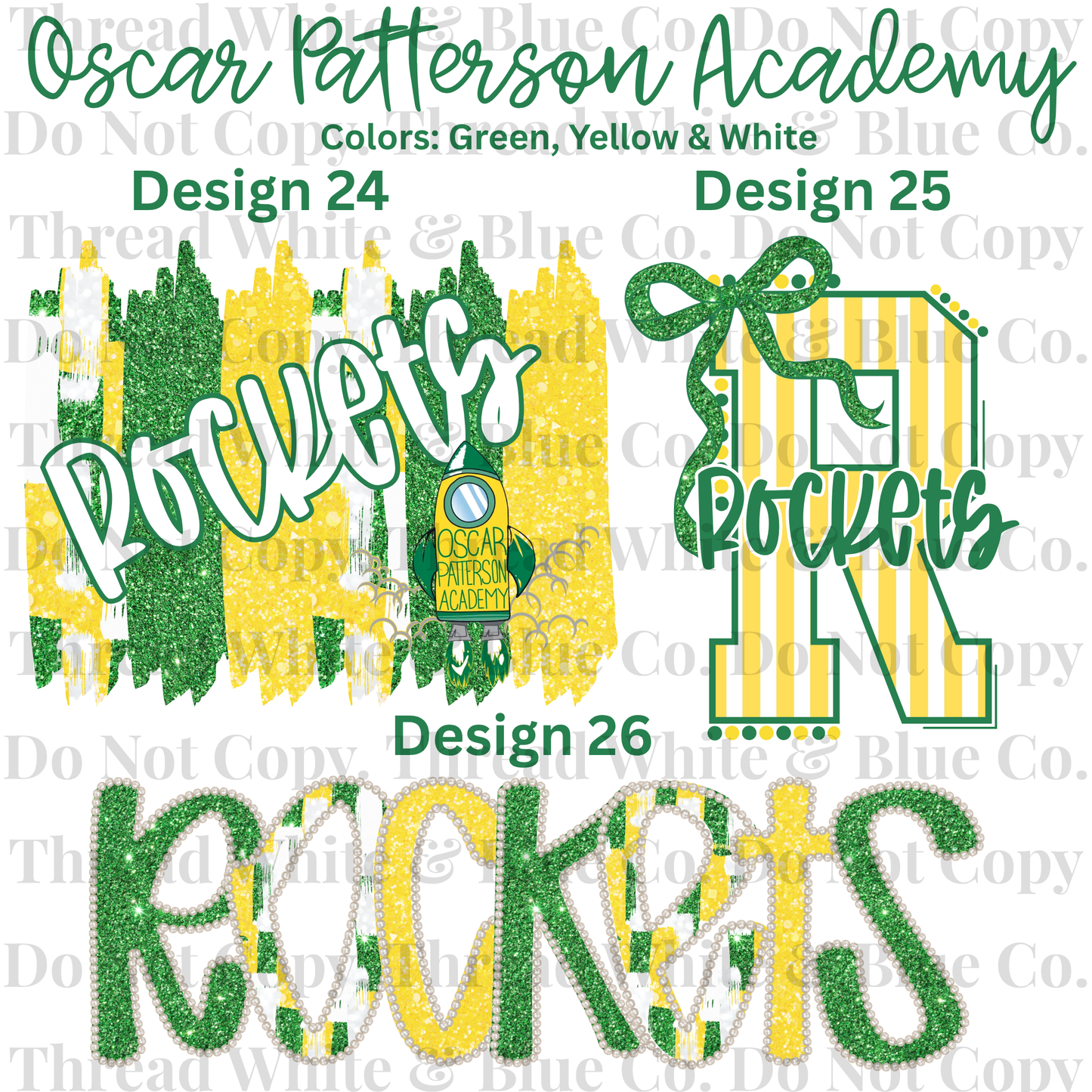 Oscar Patterson Academy Dri-Fit Tees