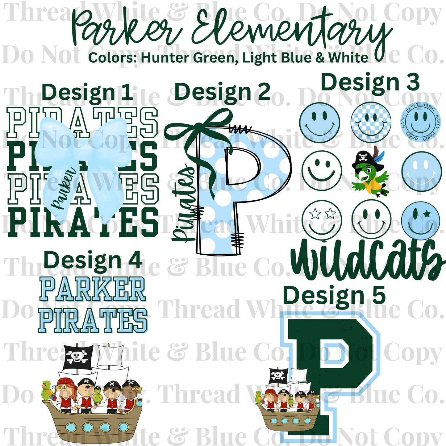 Parker Elementary Dri-Fit Tees