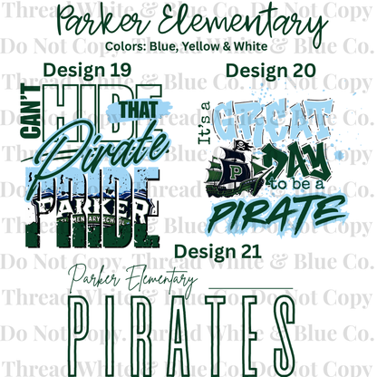 Parker Elementary School Tees