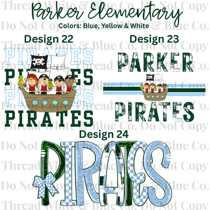 Parker Elementary Dri-Fit Tees