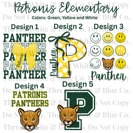 Patronis Elementary School Dri-Fit Tees