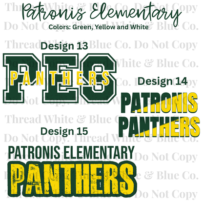 Patronis Elementary School Dri-Fit Tees