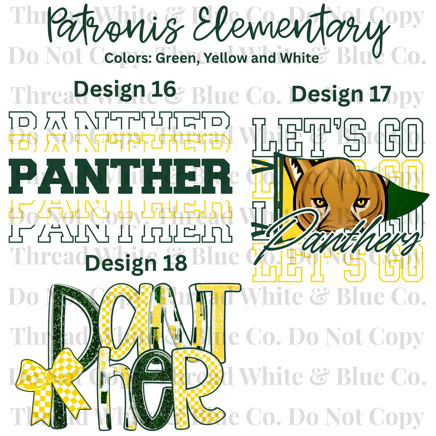 Patronis Elementary School Dri-Fit Tees