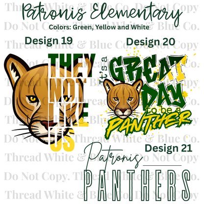 Patronis Elementary School Dri-Fit Tees