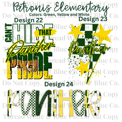 Patronis Elementary School Dri-Fit Tees