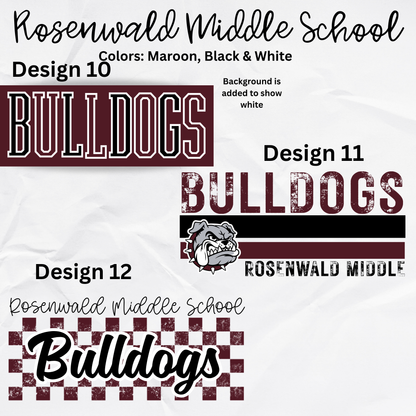 Rosenwald Middle School Dri-Fit Tees