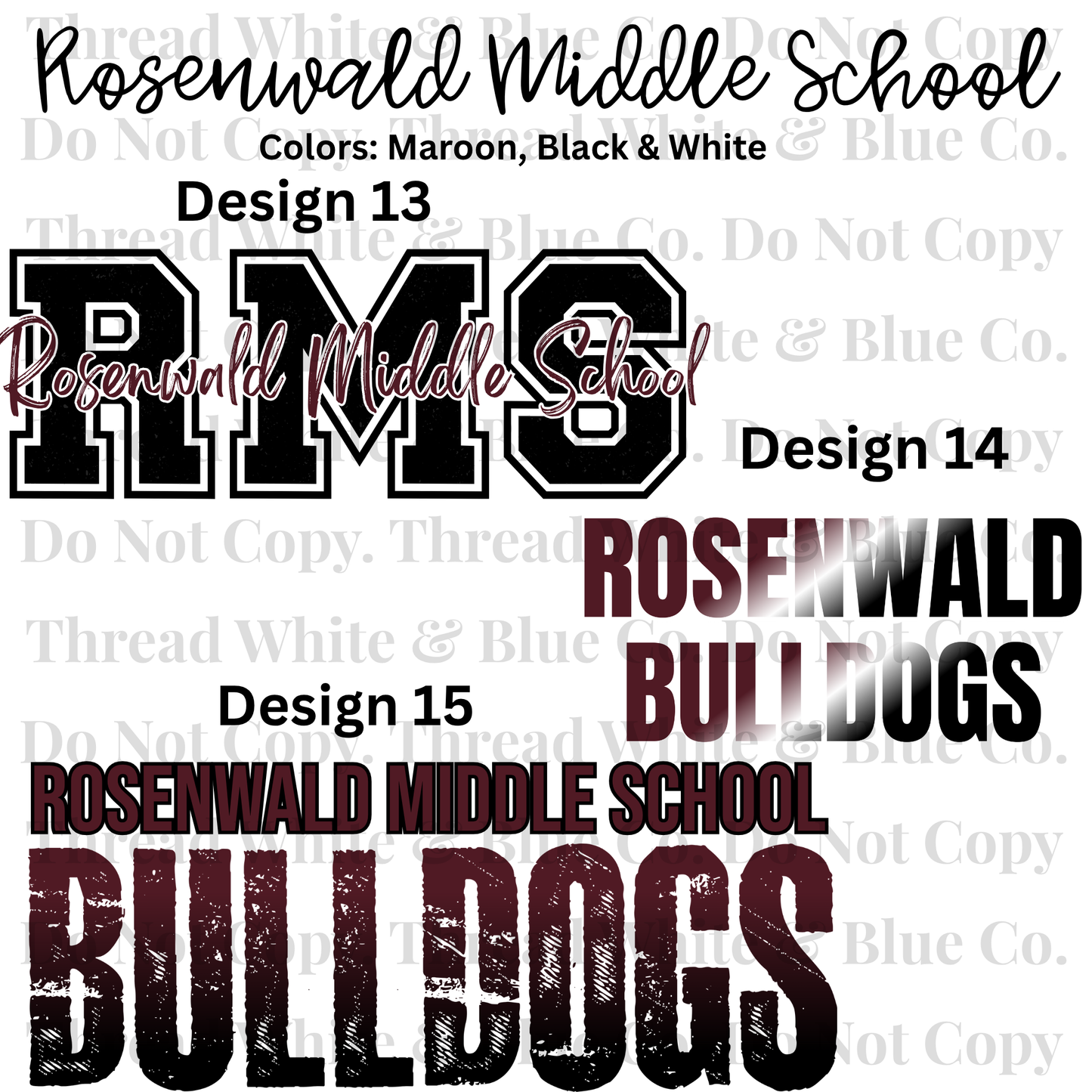 Rosenwald Middle School Sweatshirt & Hoodies