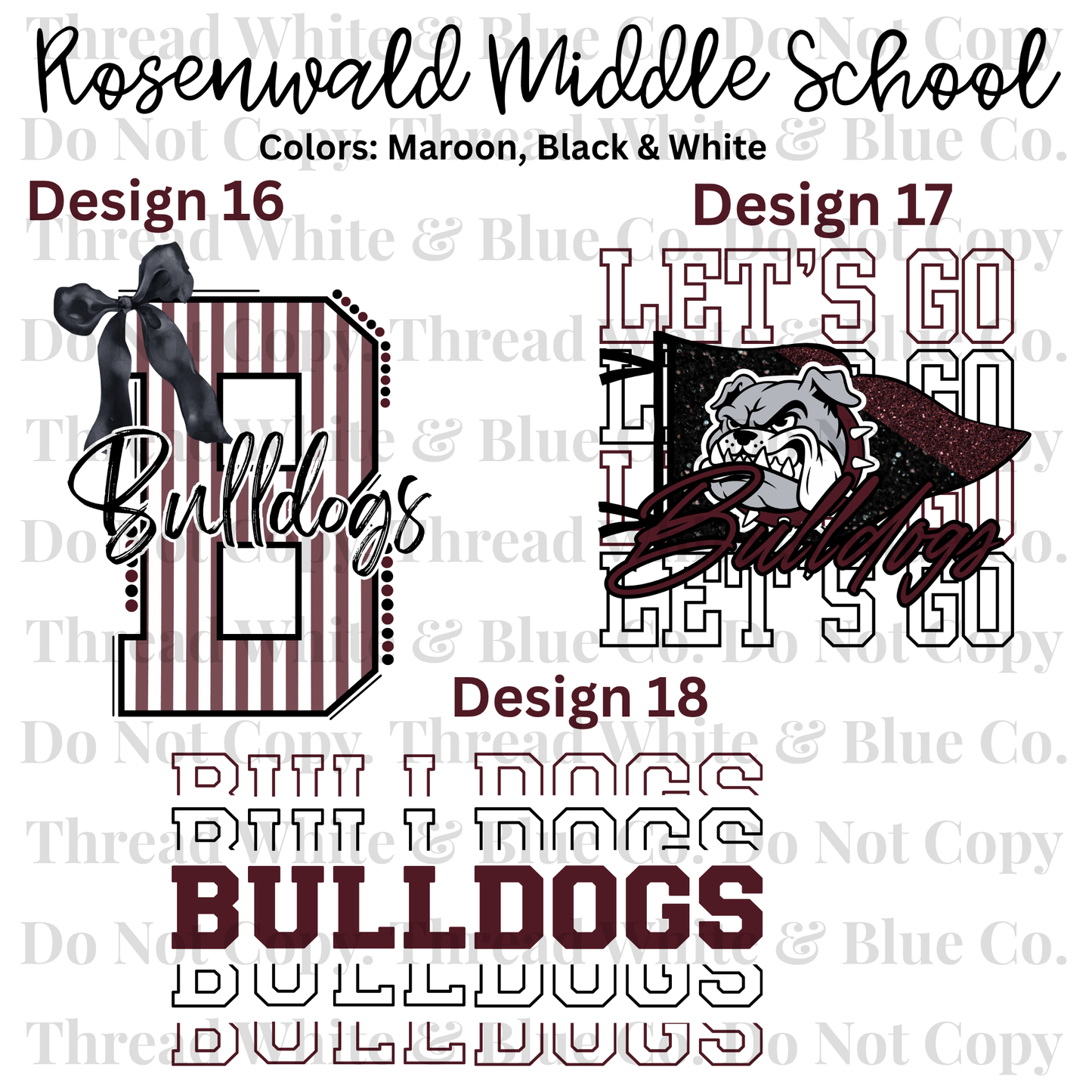Rosenwald Middle School Sweatshirt & Hoodies