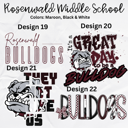 Rosenwald Middle School Dri-Fit Tees