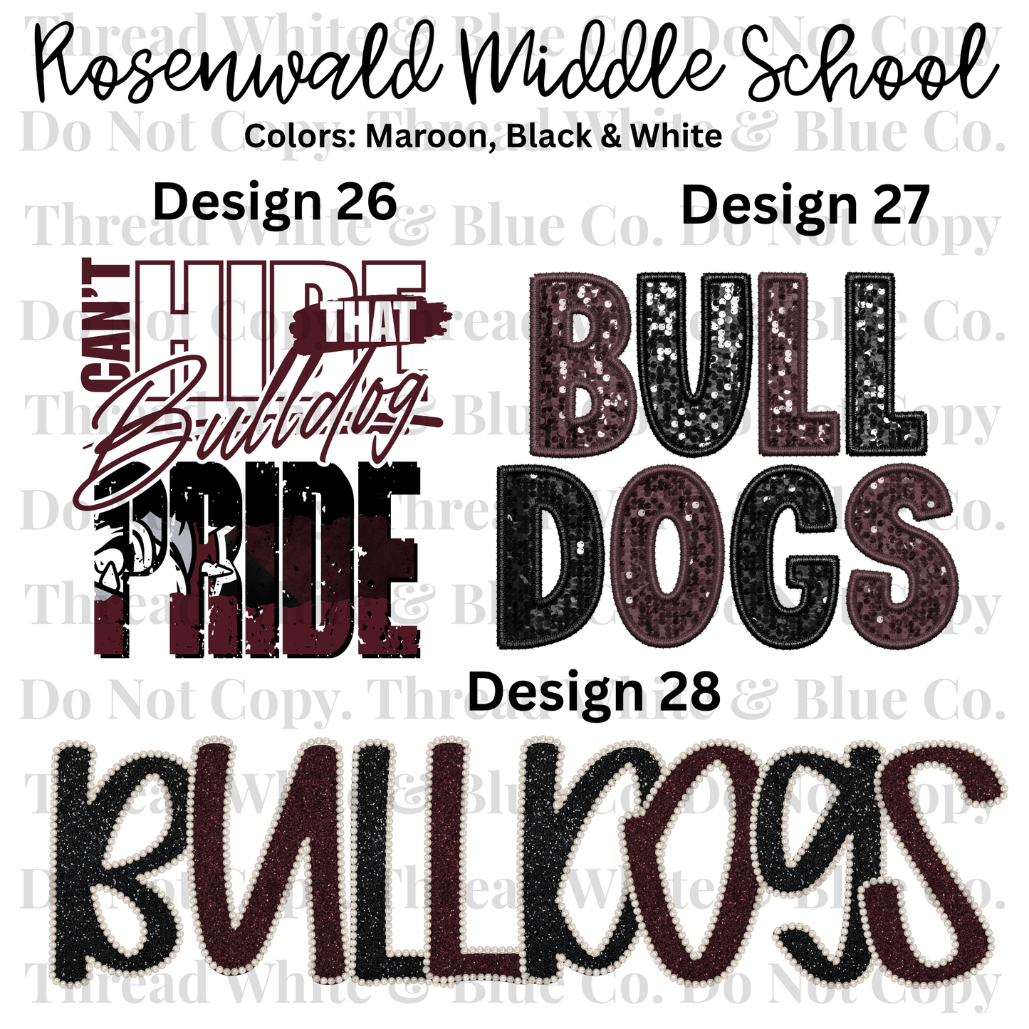 Rosenwald Middle School Sweatshirt & Hoodies