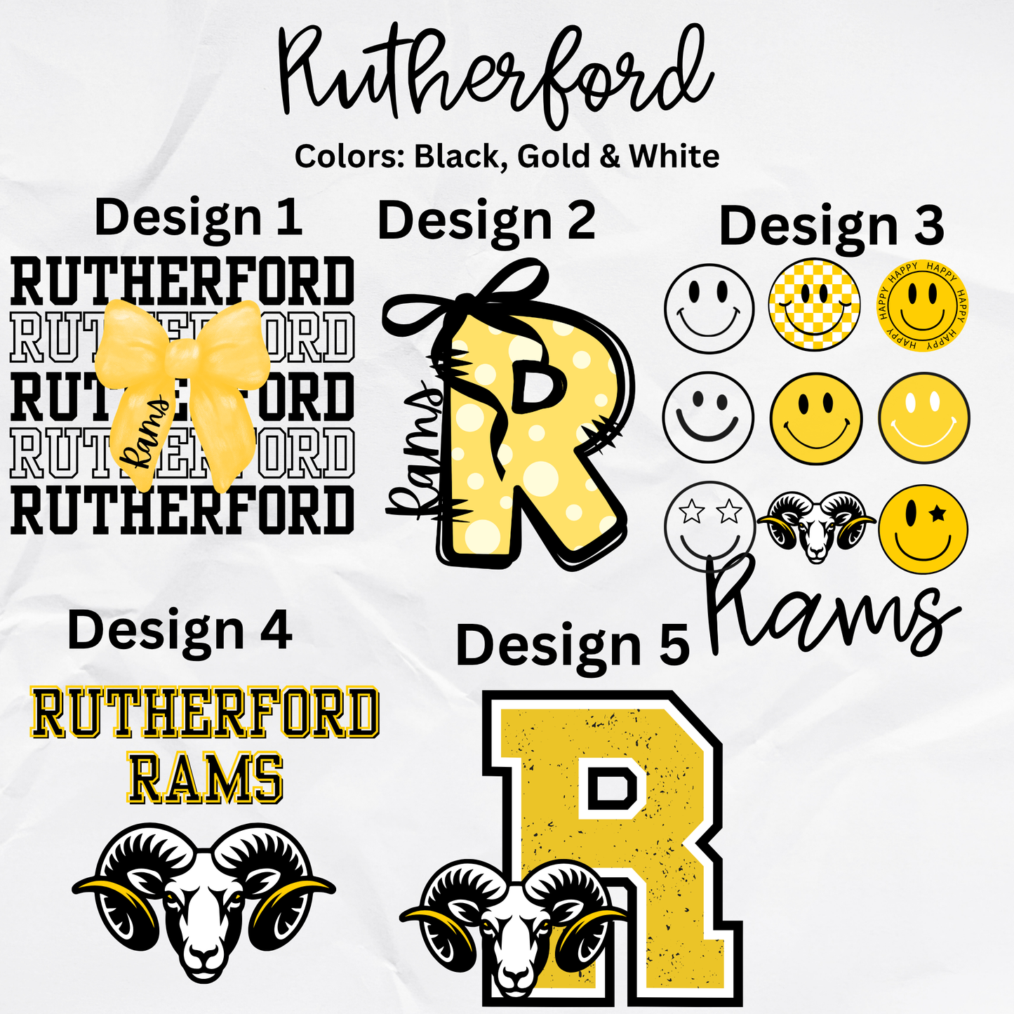 Rutherford High School Tees