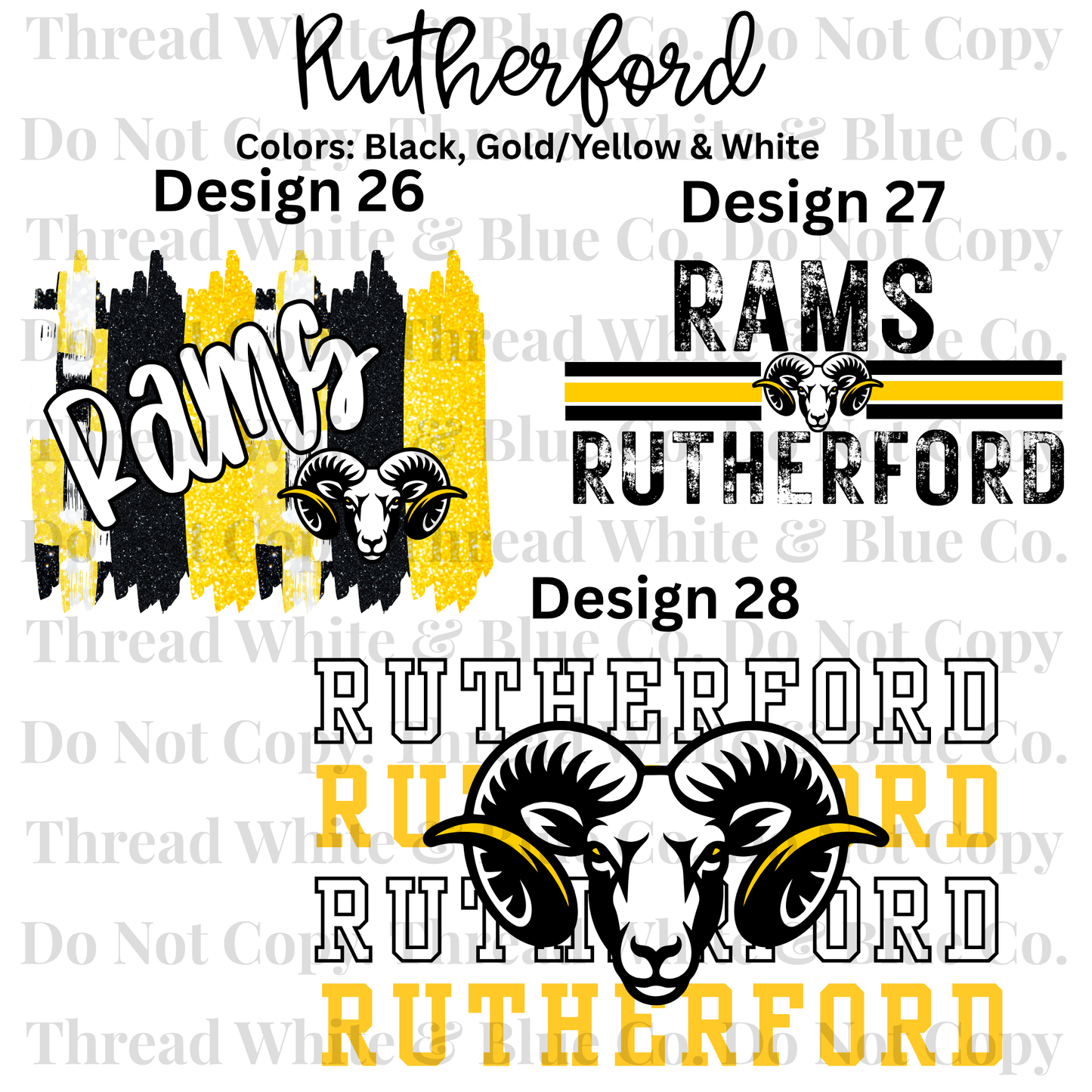 Rutherford High School Tees