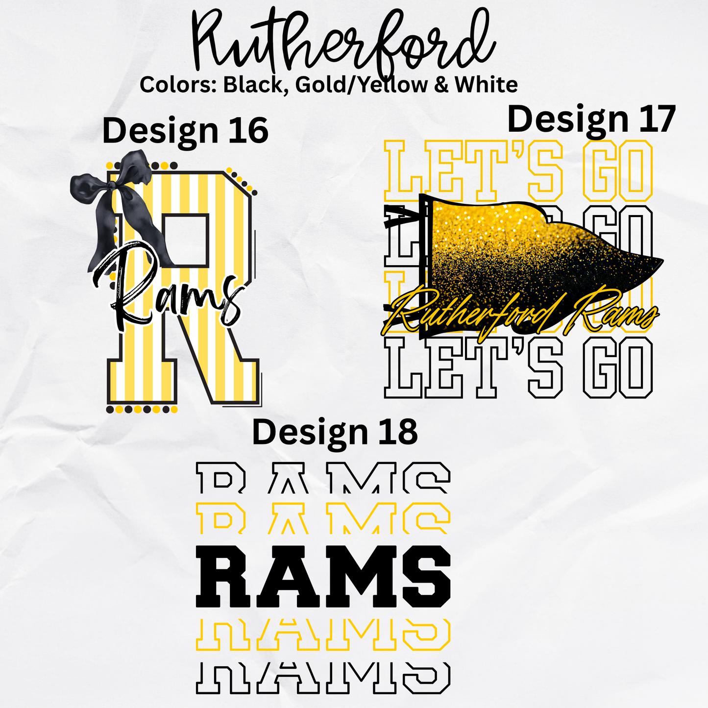 Rutherford High School Tees