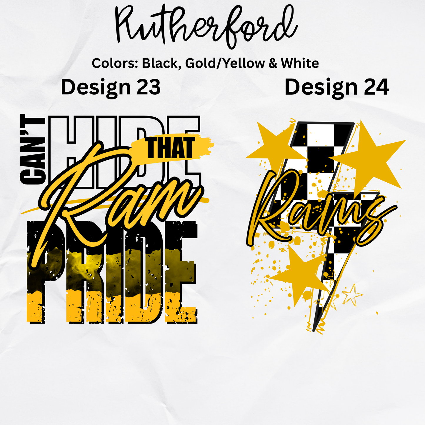 Rutherford High School Tees