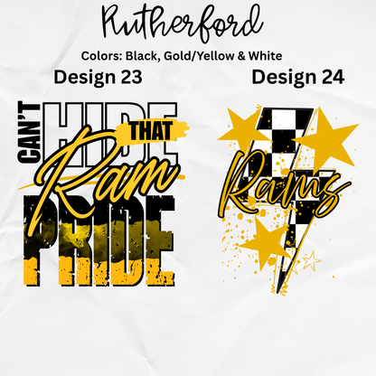 Rutherford High School Tees