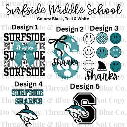 Surfside Middle School Dri-Fit Tees