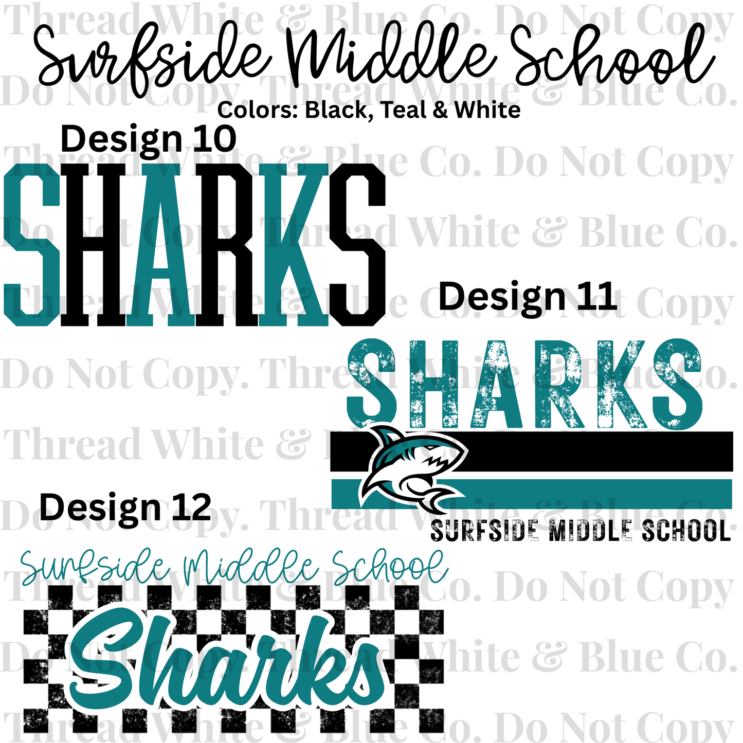 Surfside Middle School Dri-Fit Tees