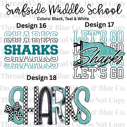 Surfside Middle School Dri-Fit Tees