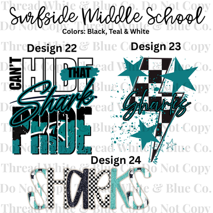 Surfside Middle School Dri-Fit Tees