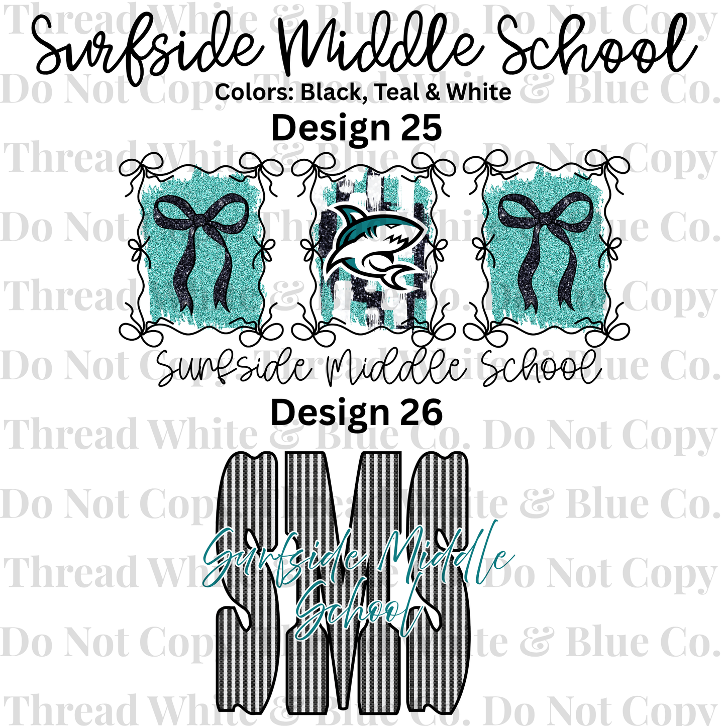 Surfside Middle School Dri-Fit Tees
