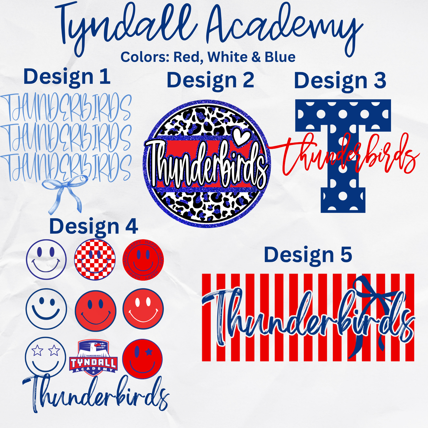 Tyndall Academy Dri-Fit Tees