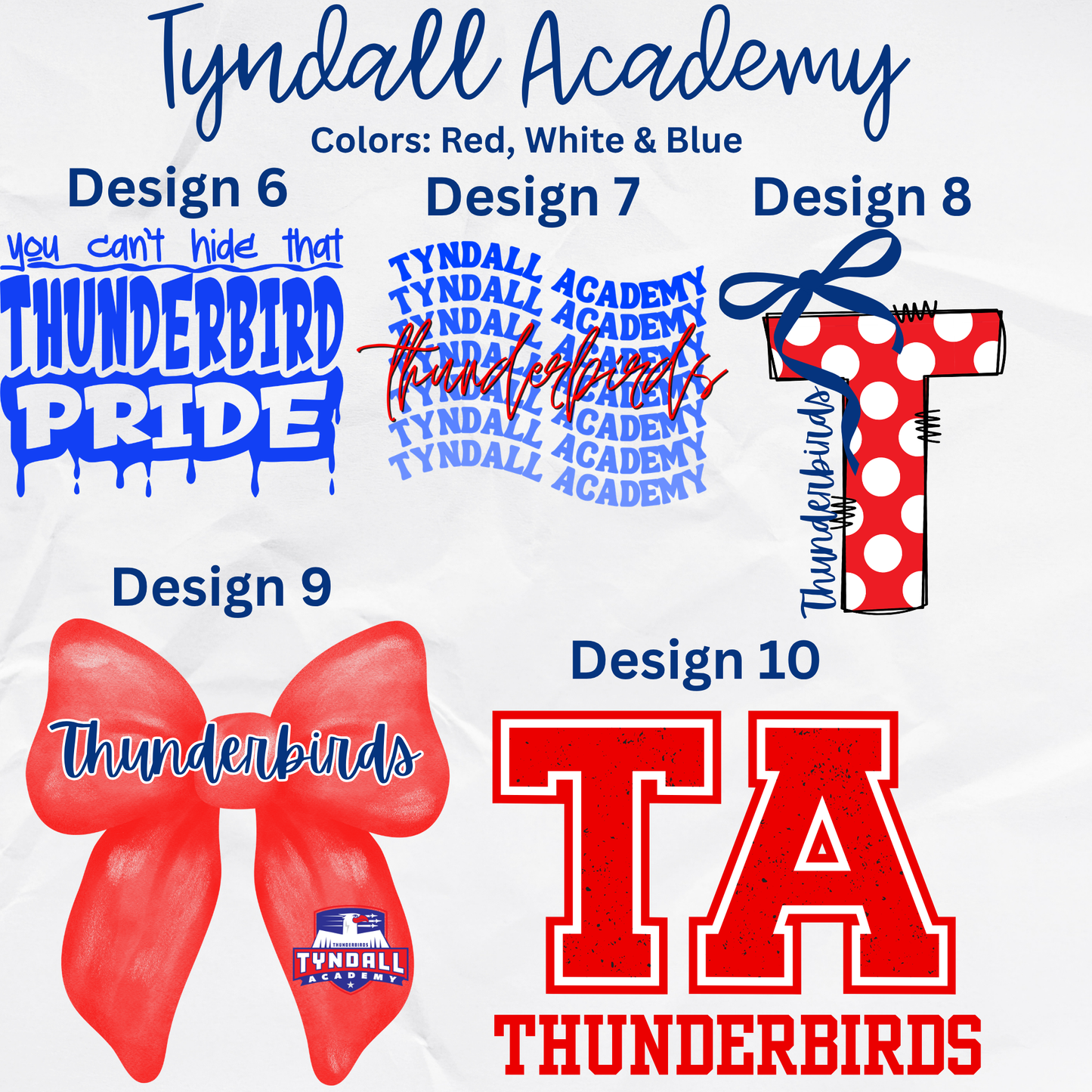 Tyndall Academy Dri-Fit Tees
