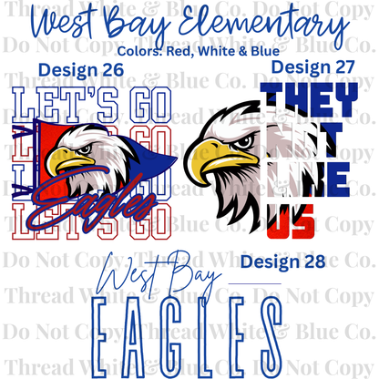 West Bay Elementary School Tees