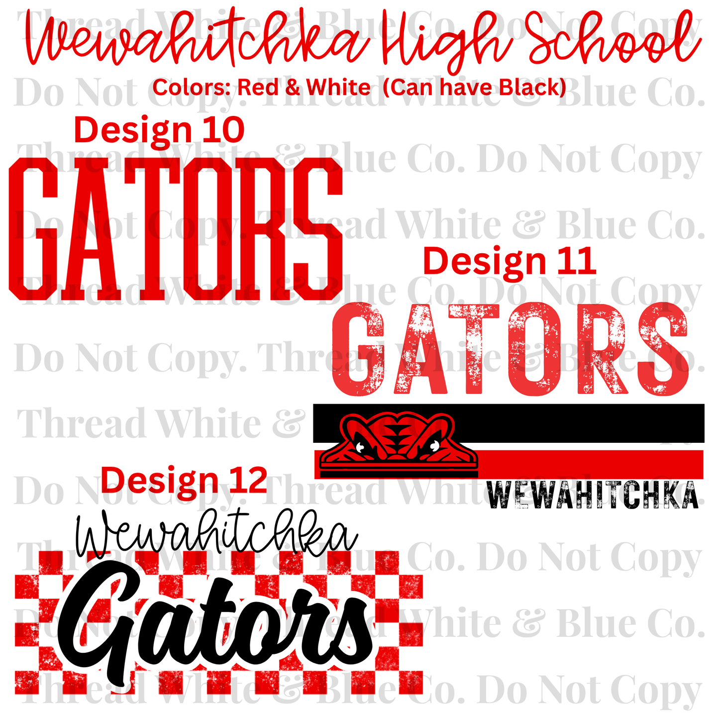 Wewahitchka High School Dri-Fit Tees