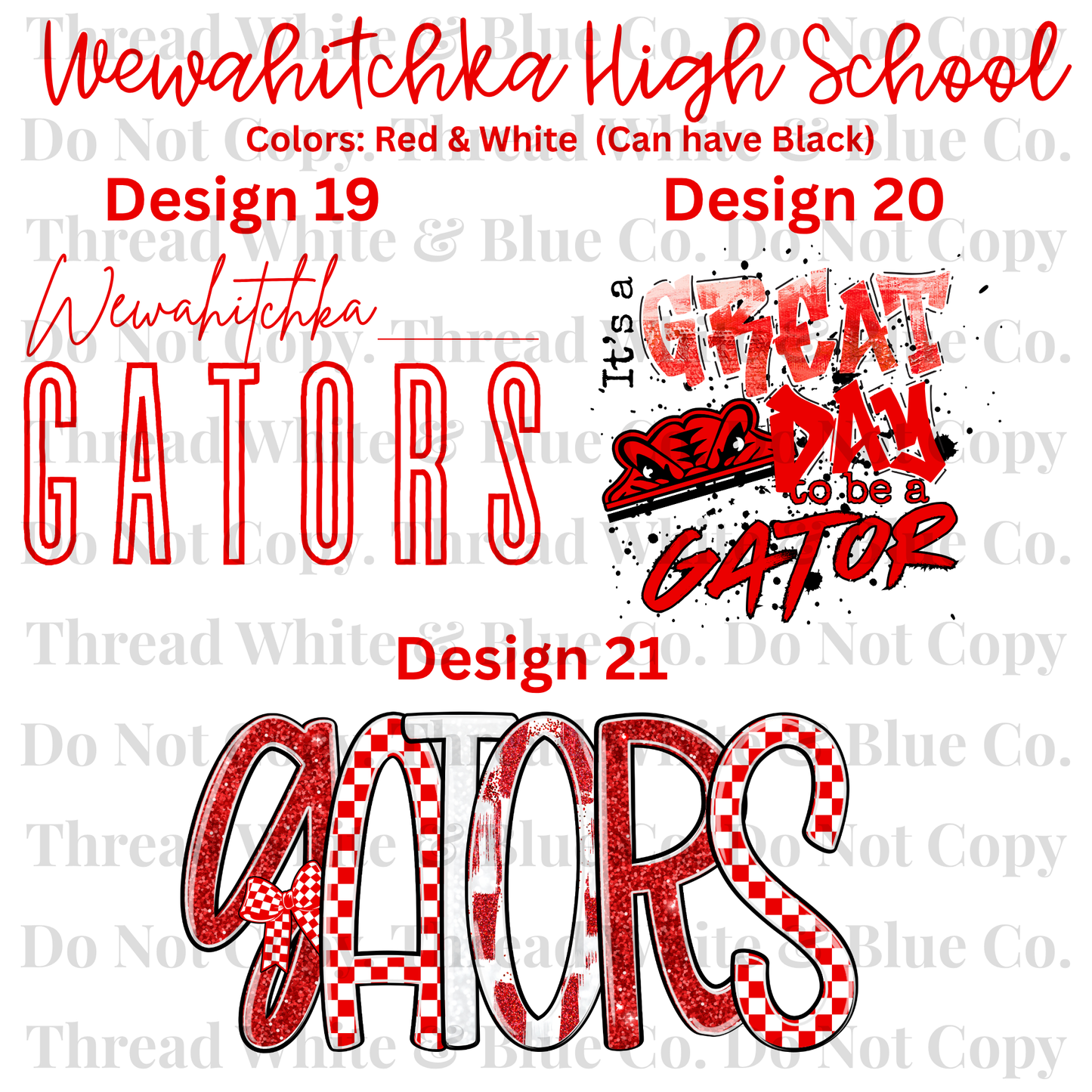 Wewahitchka High School Dri-Fit Tees