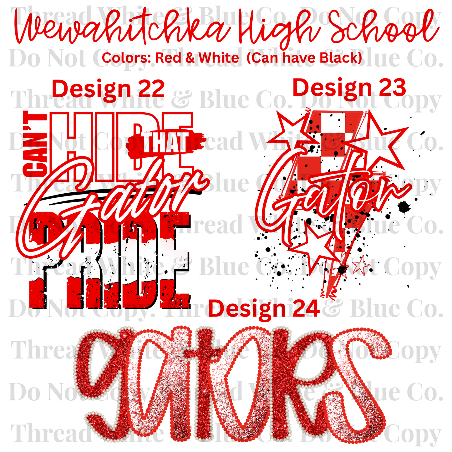 Wewahitchka High School Dri-Fit Tees