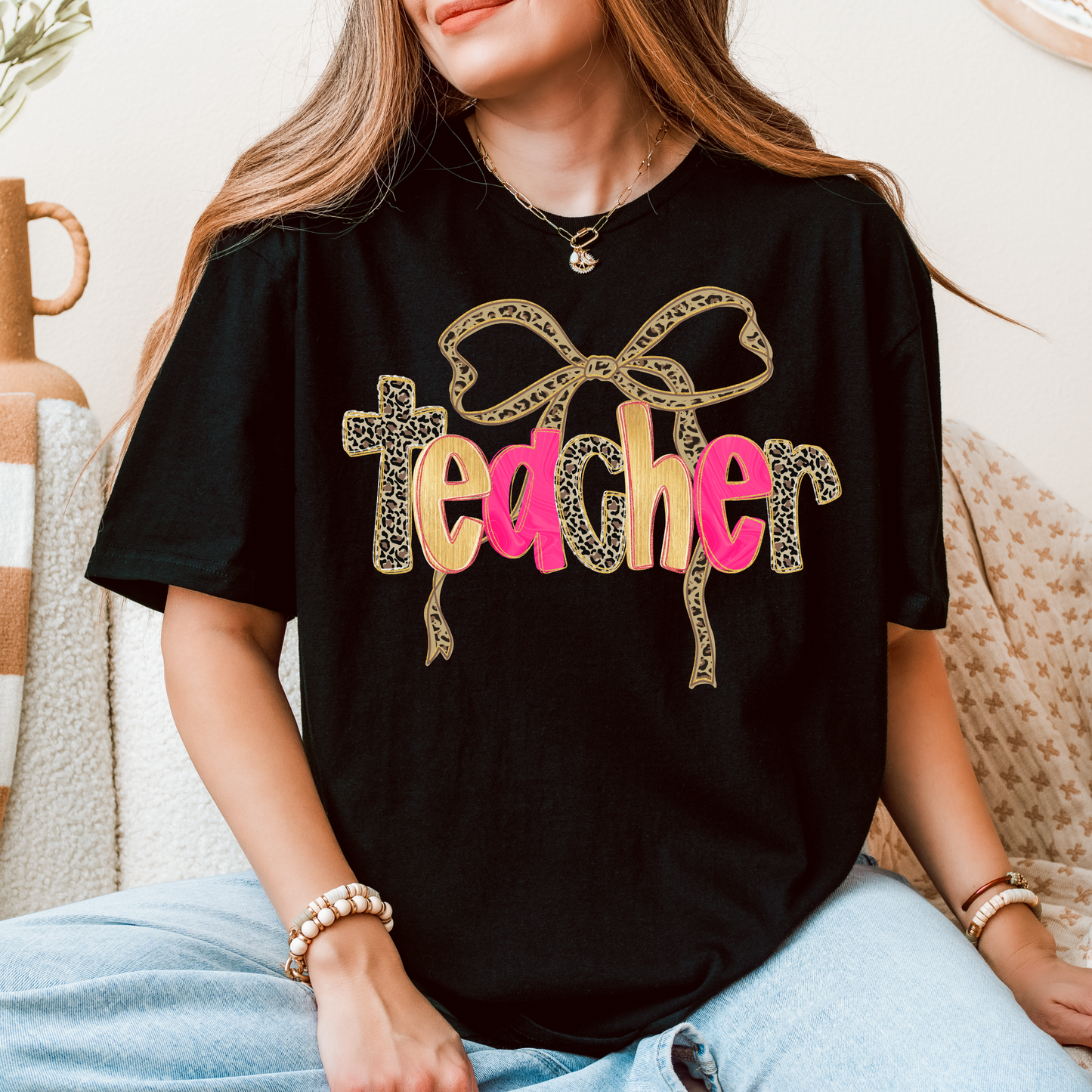Preppy Teacher T-Shirt – Cute, Stylish & Classroom-Ready
