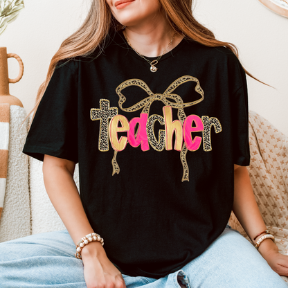 Preppy Teacher T-Shirt – Cute, Stylish & Classroom-Ready