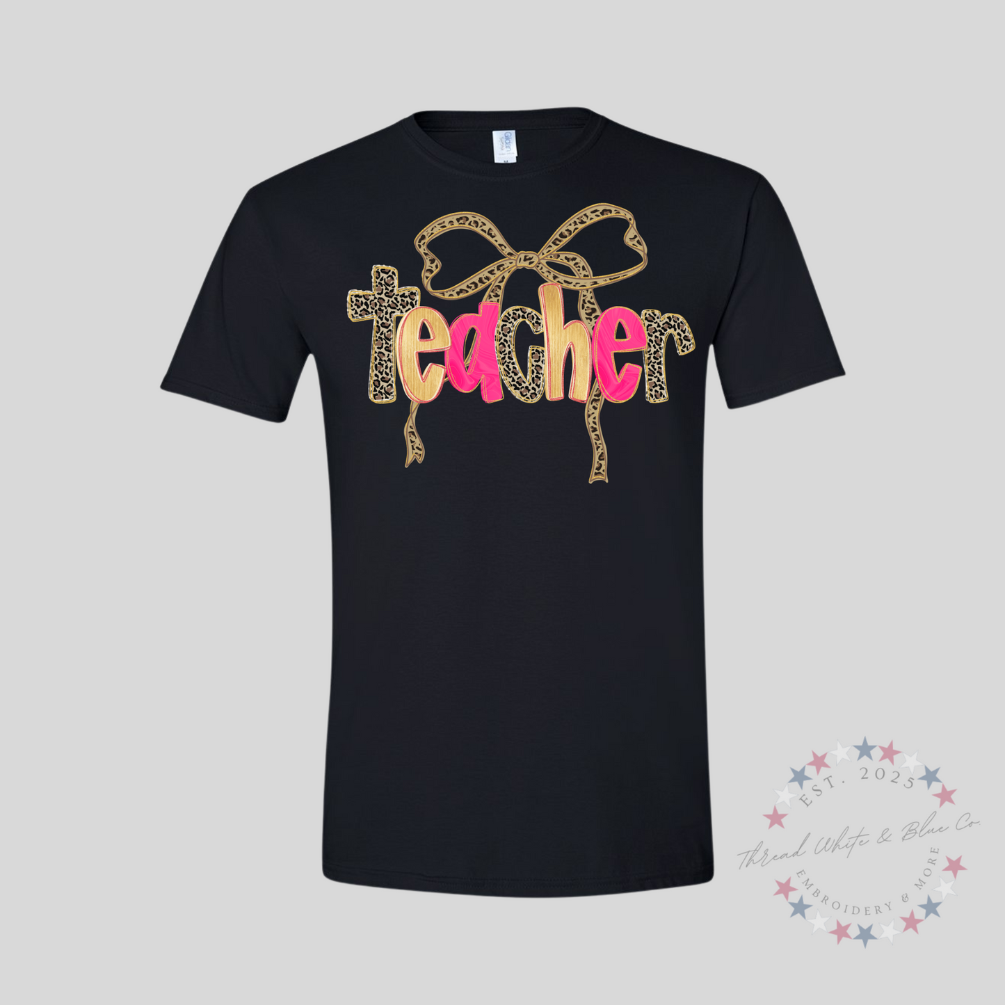 Preppy Teacher T-Shirt – Cute, Stylish & Classroom-Ready