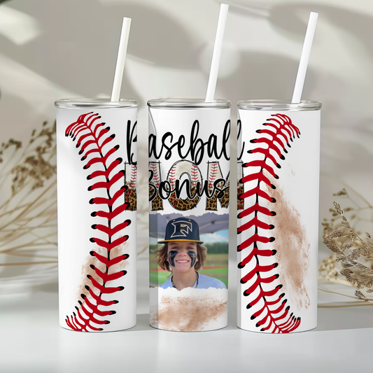 Baseball Stepmom 20 oz Tumbler – Personalized