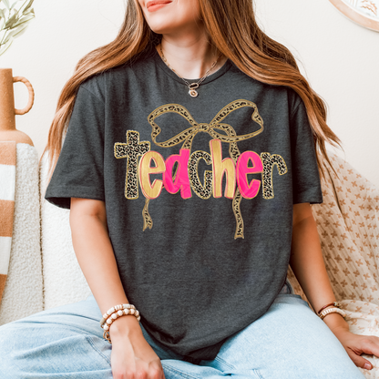 Preppy Teacher T-Shirt – Cute, Stylish & Classroom-Ready