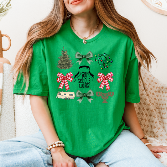 "Are You Serious Clark?" Funny Christmas T-Shirt