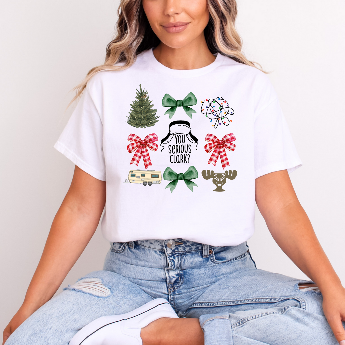 "Are You Serious Clark?" Funny Christmas T-Shirt