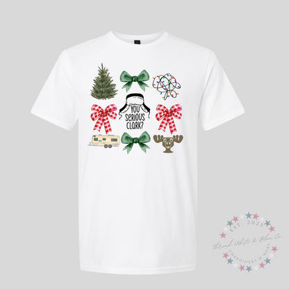 "Are You Serious Clark?" Funny Christmas T-Shirt