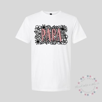 Paraprofessional (Para Teacher) T-Shirt – Supporting Students, Shaping Futures
