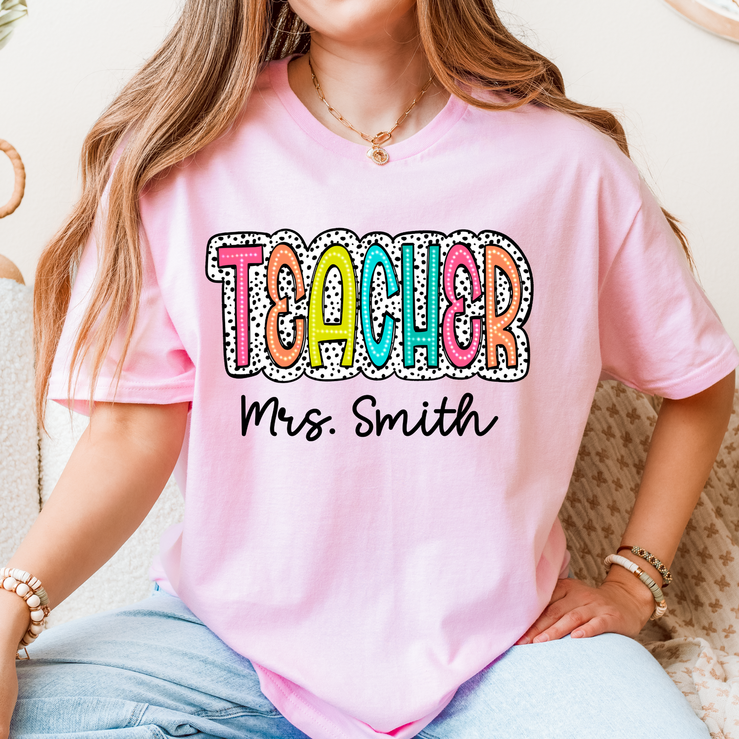 Personalized Teacher T-Shirt
