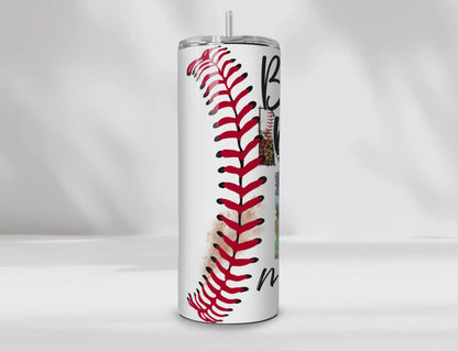 Baseball Stepmom 20 oz Tumbler – Personalized