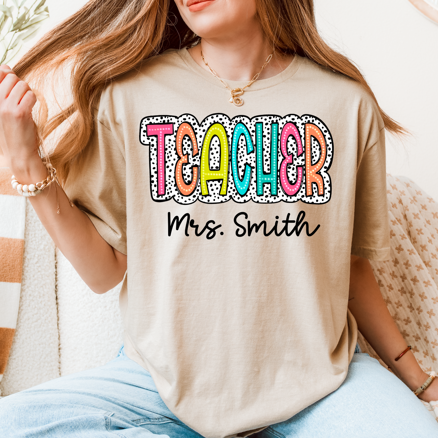 Personalized Teacher T-Shirt